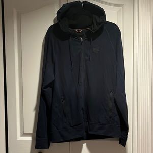 Abercrombie & Fitch men’s navy blue full zip hoodie in size M